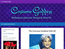 Tablet Screenshot of costumegoddess.com